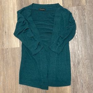 [F21] Teal green cardigan